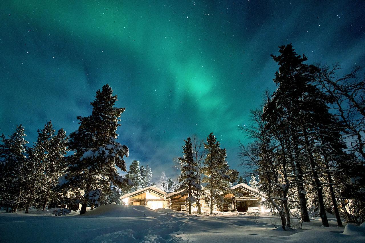 Polar Aurora Cabins Saariselkä Exteriör bild